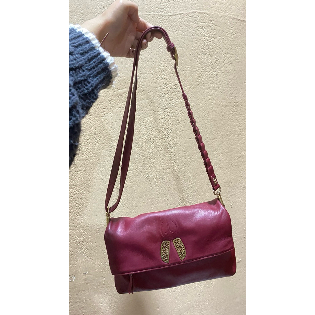 preloved sling bag / shoulder bag marja kurki authentic