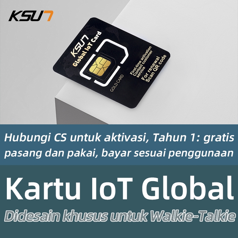 KSUN Walkie Talkie SIM Di Indonesia Aktivasi instan ZL10 ZL40 ZL8668 CT58