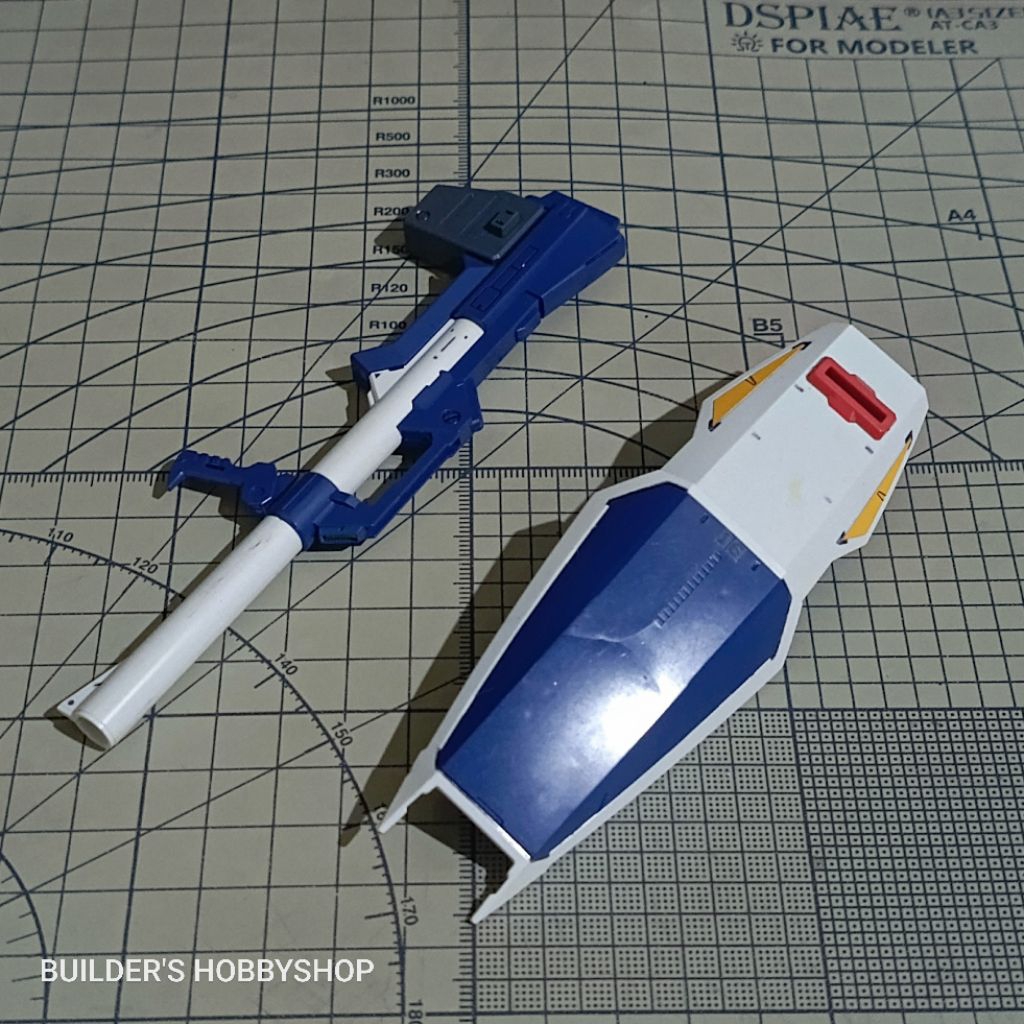 BANDAI MG 1/100 JUNK GUNPLA GUNDAM BUILD MK MARK II 2 PART PARTS WEAPON HYPER BAZOOKA & SHIELD JUNK