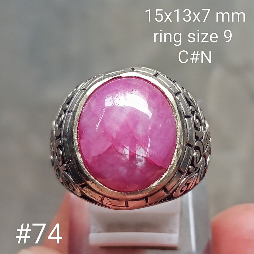 batu permata natural Ruby tanzania #74