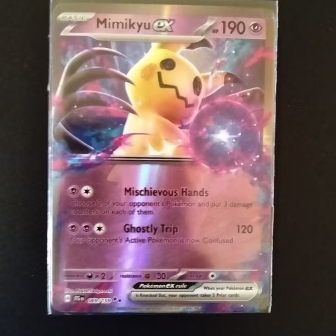 Kartu pokemon Mimikyu ex English TCG 069/159