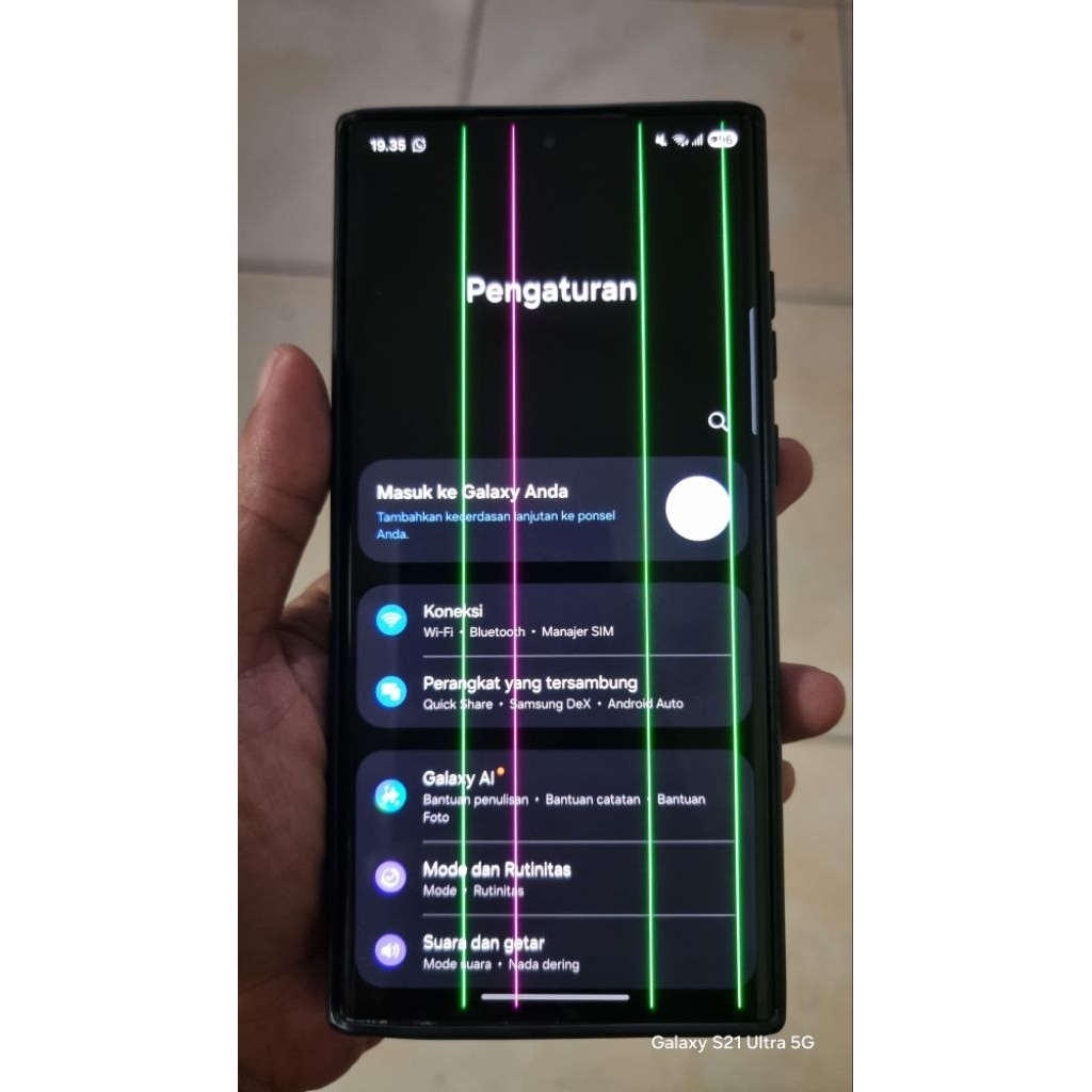 LCD S22 ULTRA MINUS GARIS 4