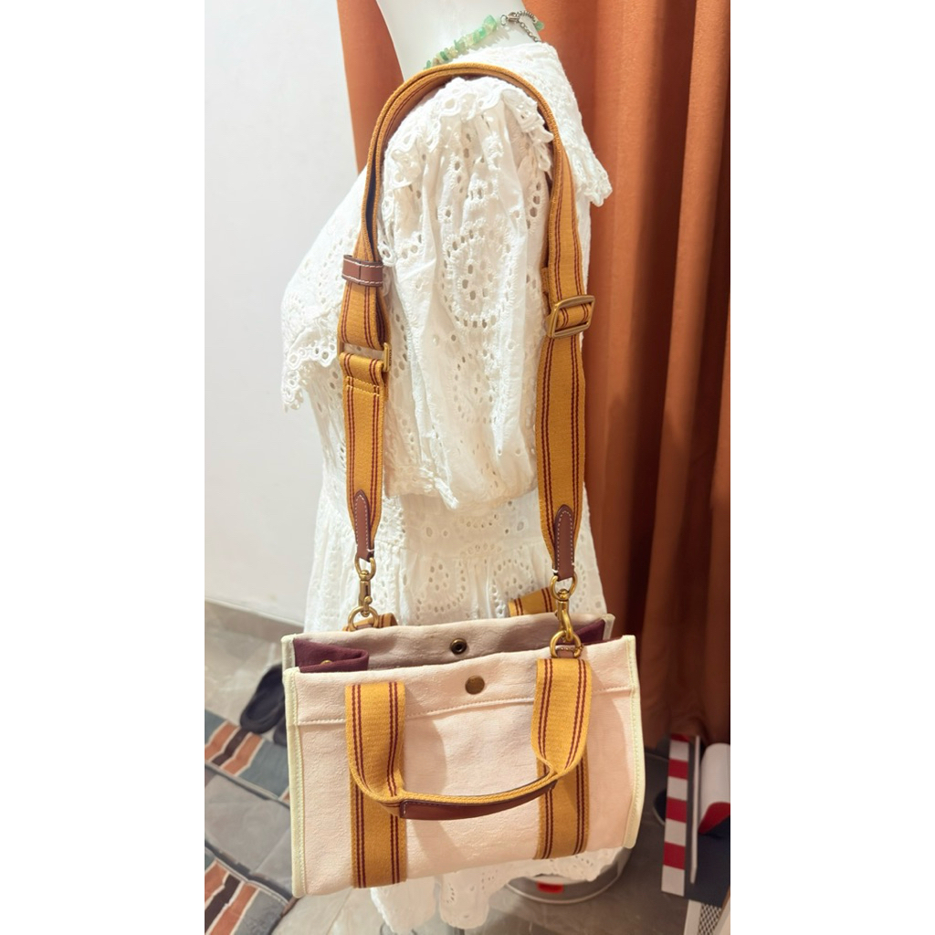 Coach spin tote kanvas
