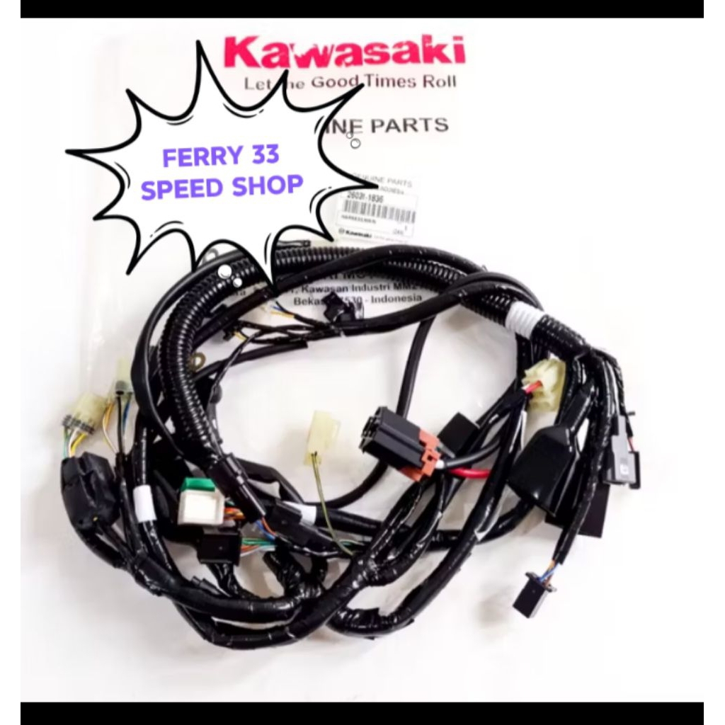 TERMURAH KABEL BODY SET KLX 150 TIPE G BF ORIGINAL 26031-1836