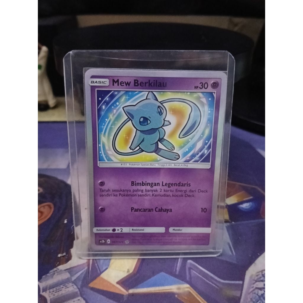 Pokemon TCG Indonesia Mew Berkilau Holo Foil 067/171