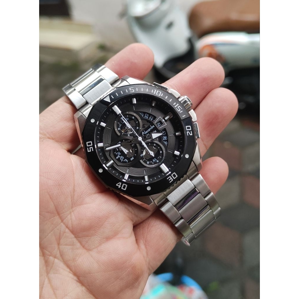 jam tangan original Alexandre Christie pria second bekas preloved