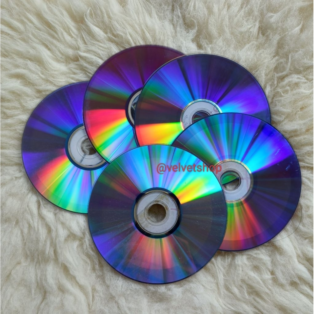 Keping piringan disc CD/VCD Bekas Used Vintage untuk Art Kerajinan DIY Dekorasi Pajangan