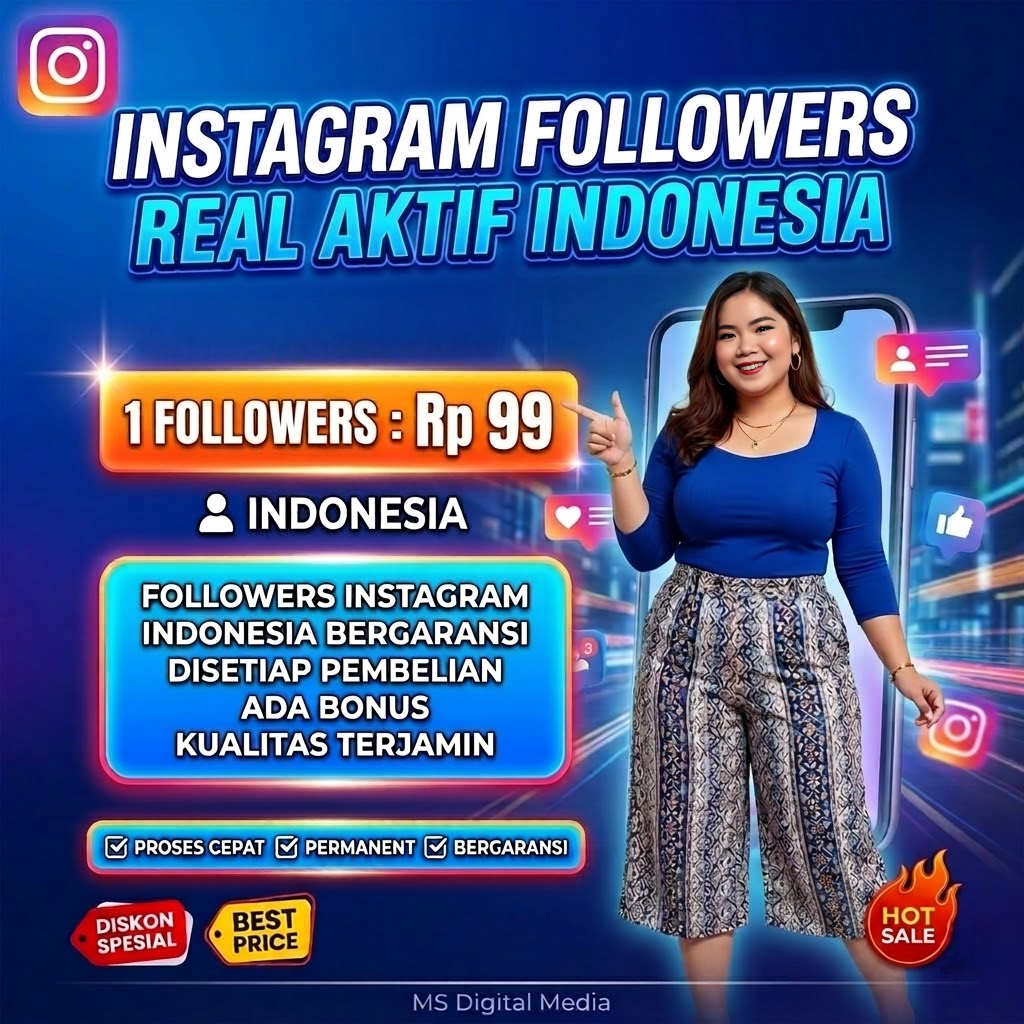 INSTAGRAM FOLLOWERS REAL AKTIF INDONESIA