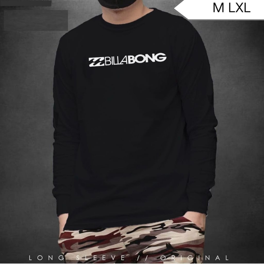 kaos pria lengan panjang billabong wr