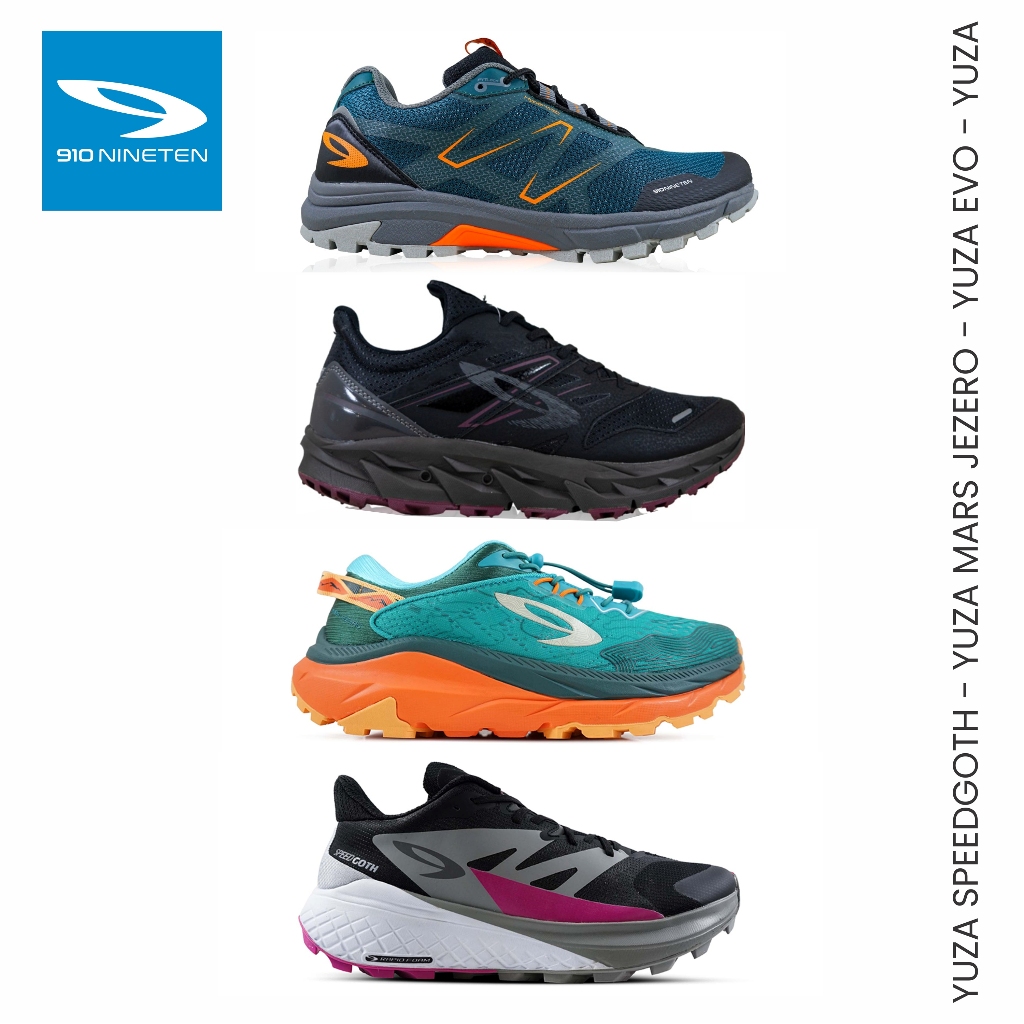 910 Nineten Sepatu Trail Running Yuza - Yuza Evo - Yuza Mars Jezero - Yuza Speedgoth Sepatu Lari Tra