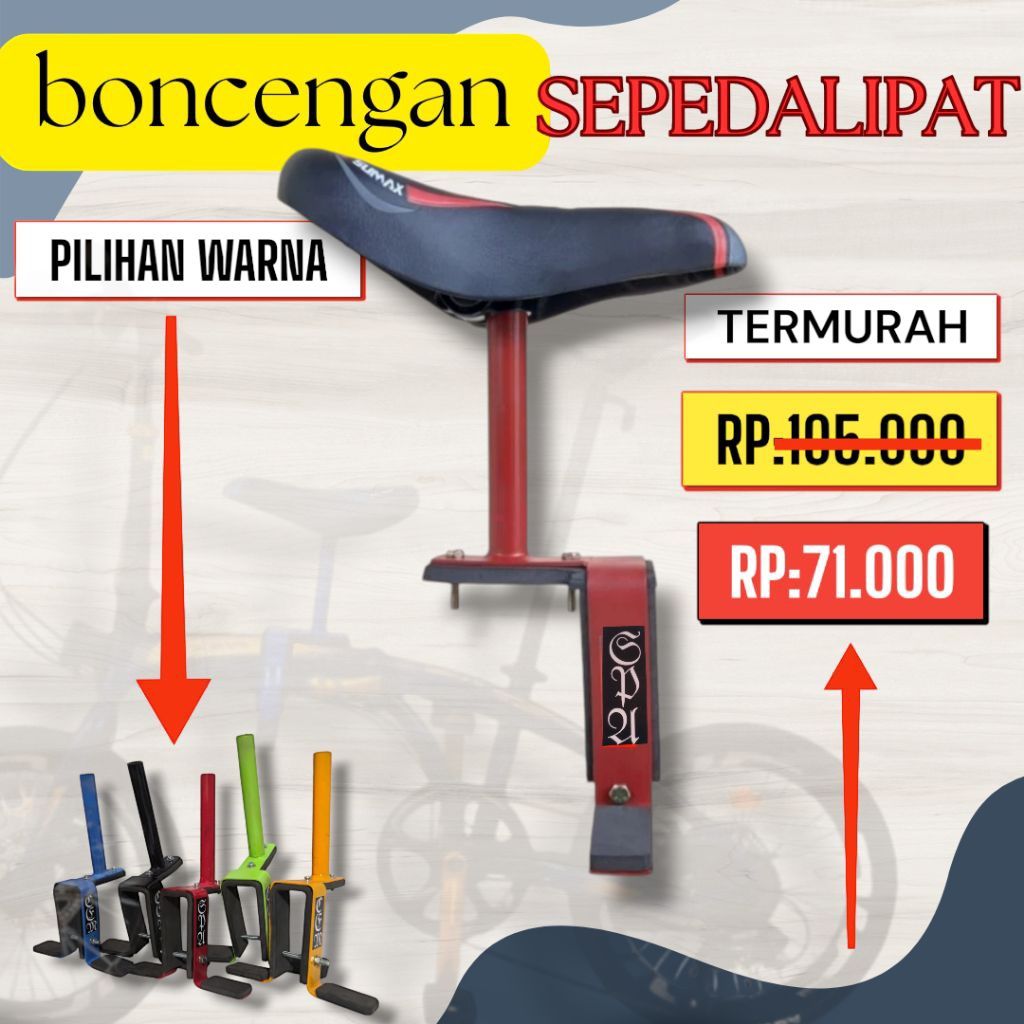 termurah boncengan sepeda lipat berkualitas terbaik