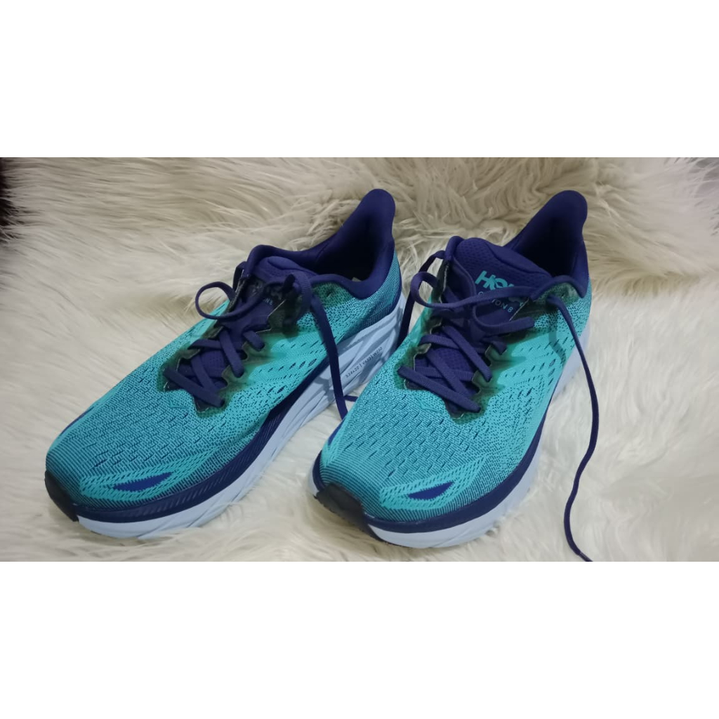 Sepatu hoka clifton 8 wide Original Preloved 2nd pre loved