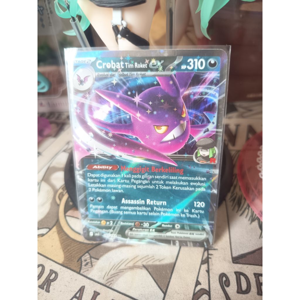 Crobat Tim Roket ex 101/193 RR - Pokemon TCG Indonesia