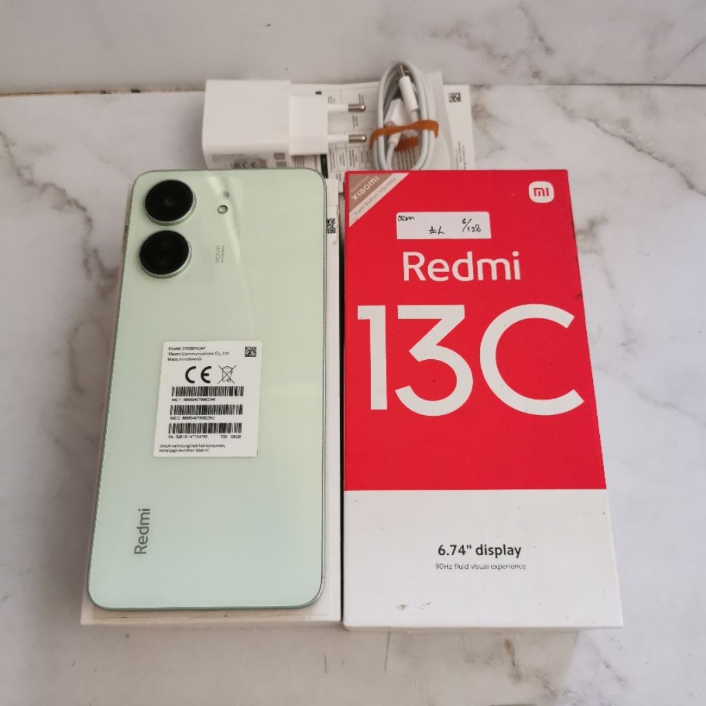 Redmi 13C ram 6GB 128GB Bekas - Fullset Resmi - second