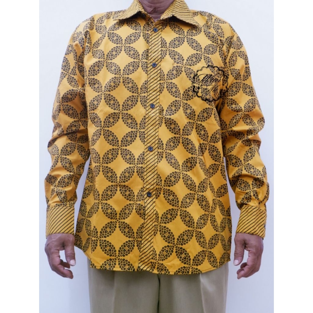 Benang Raja Kemeja Batik Lengan Panjang Size L