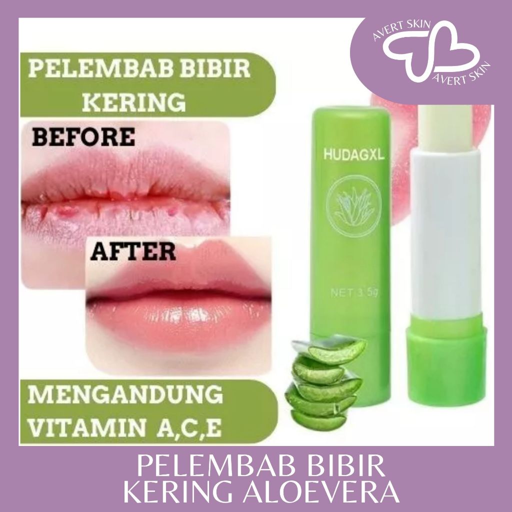 Lip Balm Lipstik Lipstick Soothing Gel ALOEVERA 99% Pelembab bibir|Lipbalm Aloe Vera|PELEMBAB ALOE V