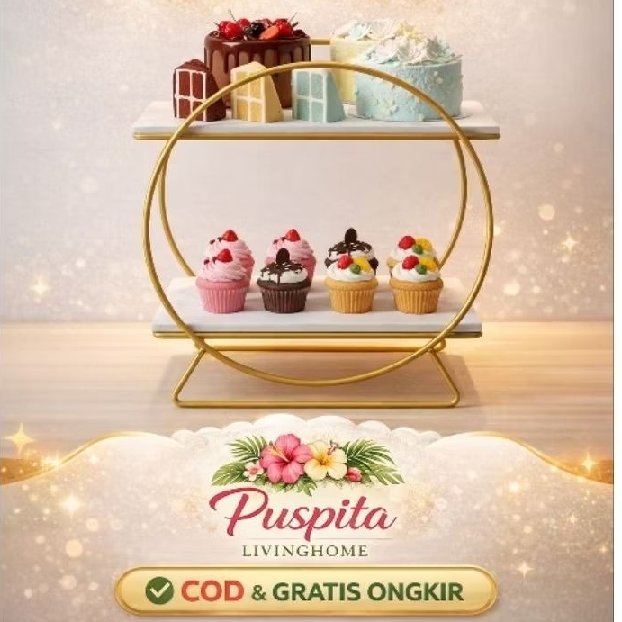 {COD} Rak Serbaguna Minimalis – Tempat Kue Lebaran / Snack Tamu / Rak Display Ruang Tamu  Rak Snack 