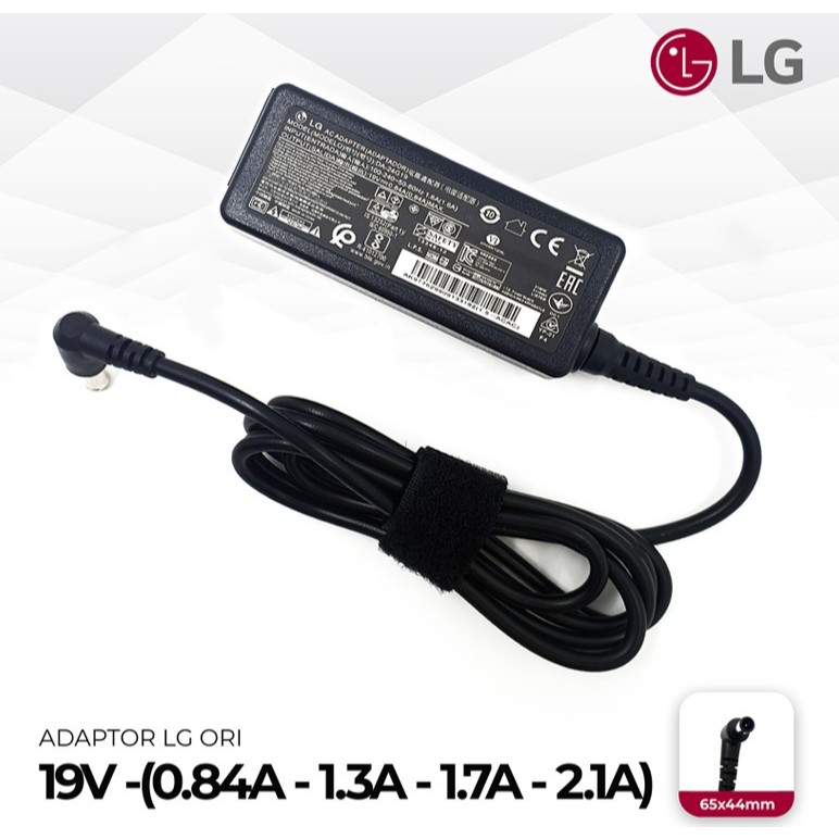 ADAPTOR TV LG Dan Monitor LG 19V 1.3A +KABEL POWER 19 volt 1.3 amper charger LG