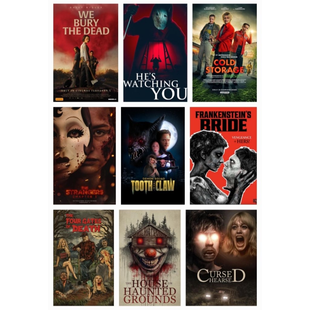 Movie horor 2026 Cursed Hearse, The House an Haunted Grounds, The Four Gates of Death, Frankenstein'