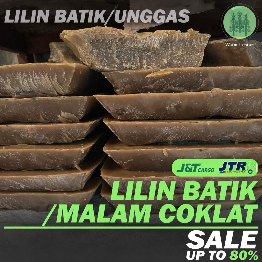Lilin Malam Batik Coklat kualitas premium - 1kg