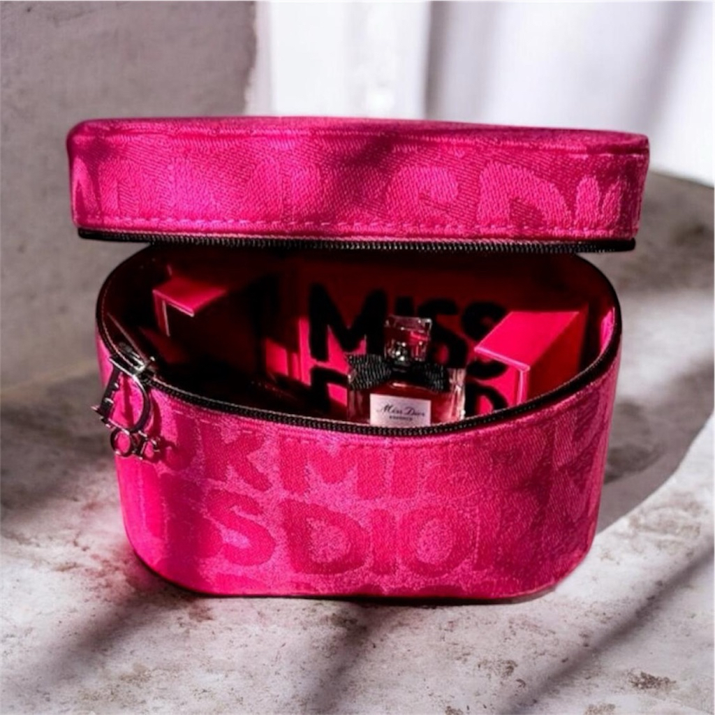 Pouch Pink Original GWP Dior Beauty – Tas Kosmetik Mini Travel Wanita Elegant Luxury