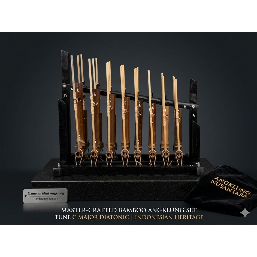 Angklung Hitam Mini Pengamen