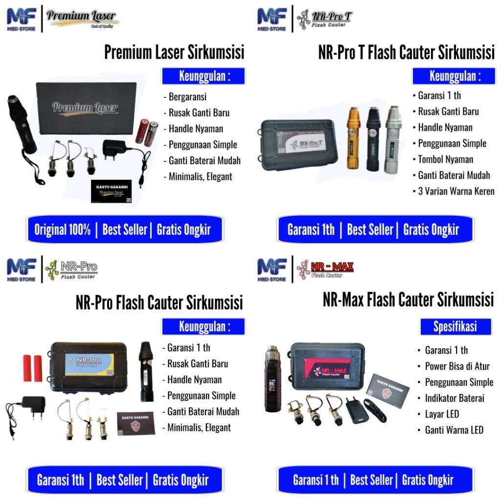 Flash Cauter Alat Sunat Laser Portable | Alat Khitan Thermocauter Rekomendasi