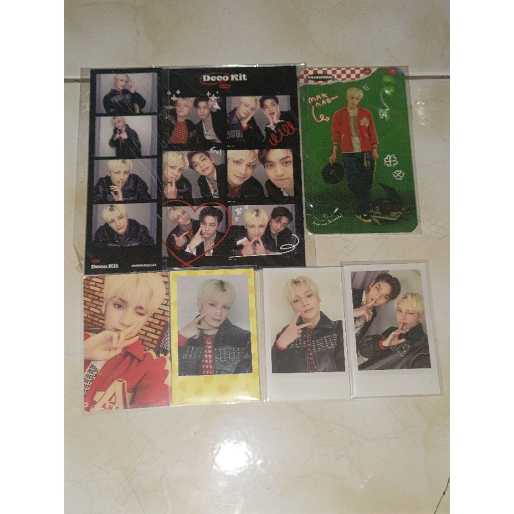 OFFICIAL Hueningkai Soobin Photocard Deco Kit 2022 TXT Tomorrow X Together Set