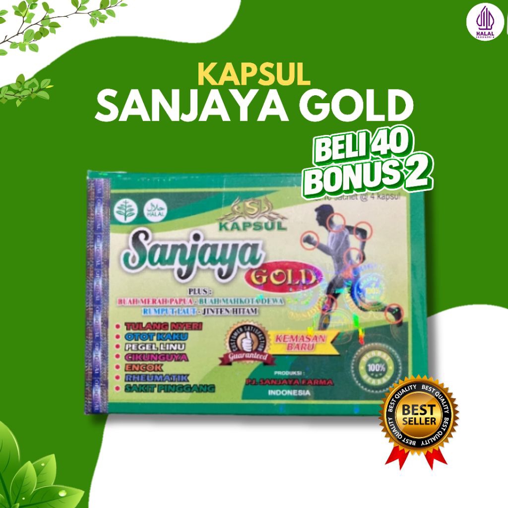 kapsul sanjaya gold 100% original