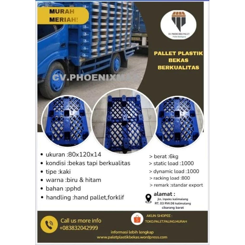 palet plastik bekas berkualitas