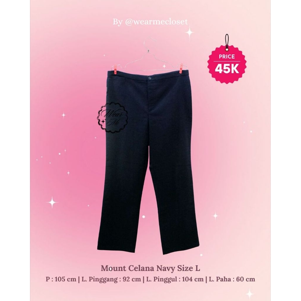 Celana Navy Mount Size L