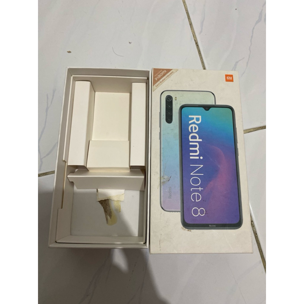 Kardus Bekas Original Redmi Note 8