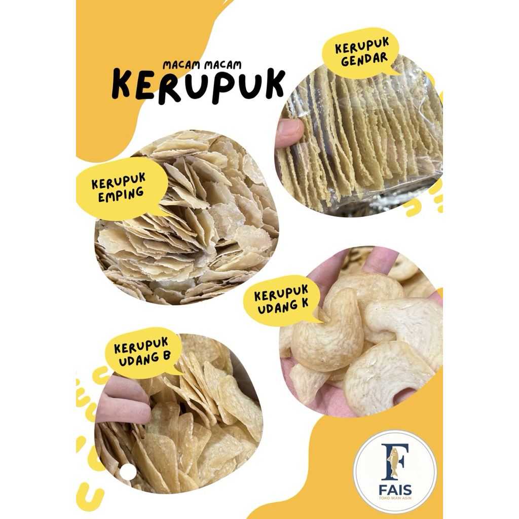 kerupuk udang 500g | kerupuk gendar | kerupuk simping bestseler termurah