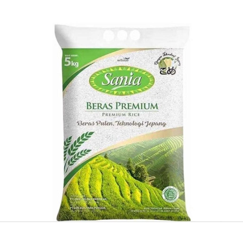 SANIA BERAS 5 KG