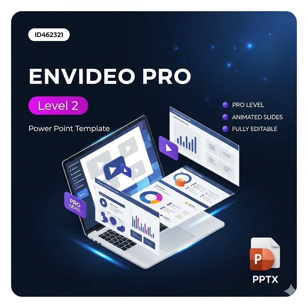ID462321 - Envideo Pro Level 2 Power Point Template