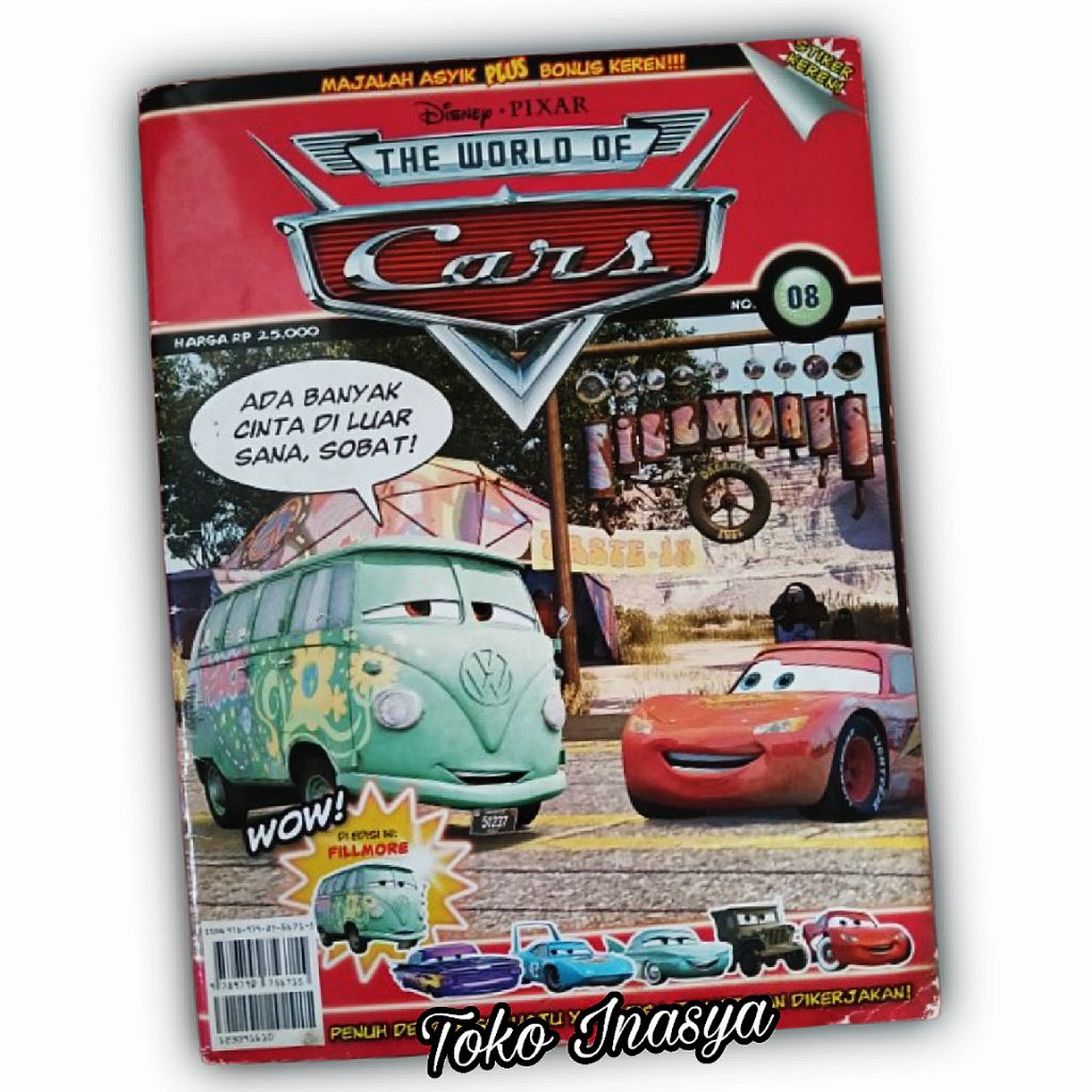 MAJALAH THE WORLD OF CARS (DISNEY PIXAR) FULLCOLOR ORIGINAL