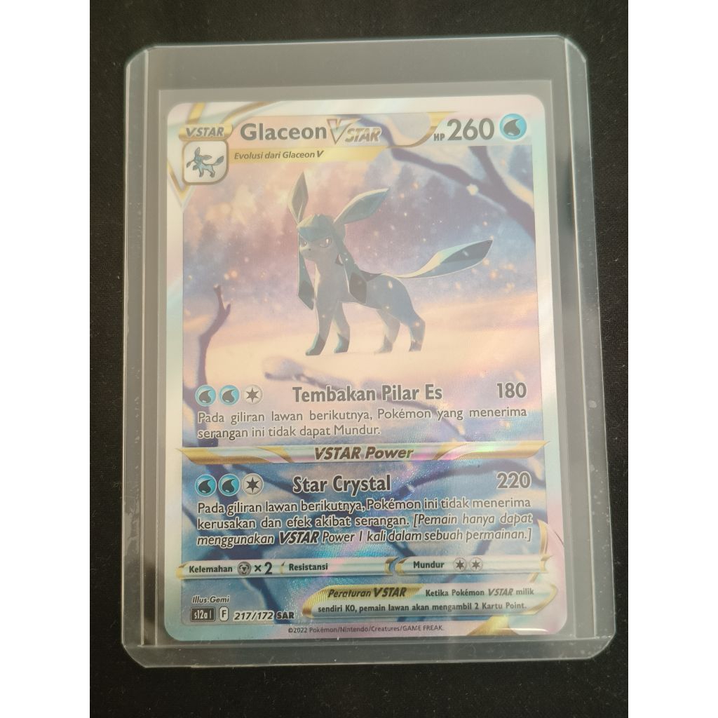 Pokemon TCG Indonesia Glaceon Vstar SAR