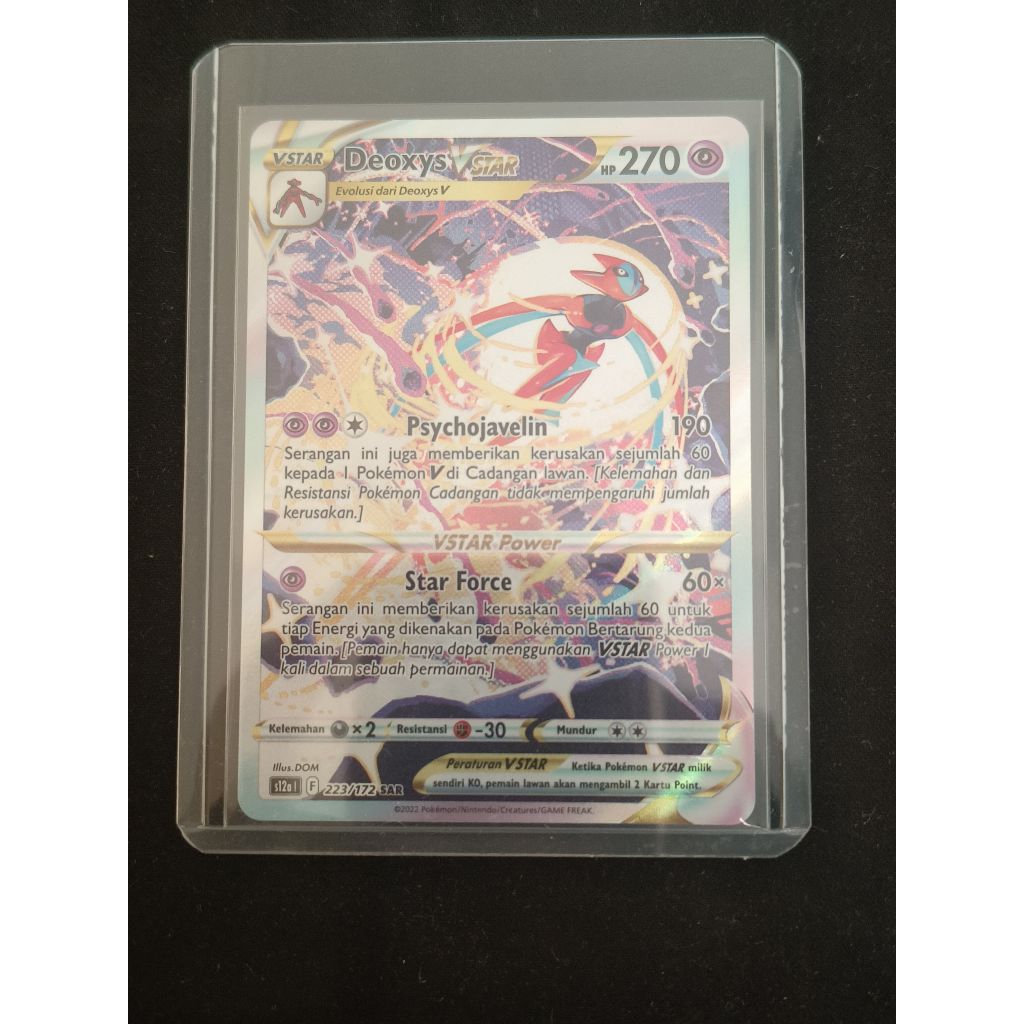 Pokemon TCG Indonesia Deoxys Vstar SAR