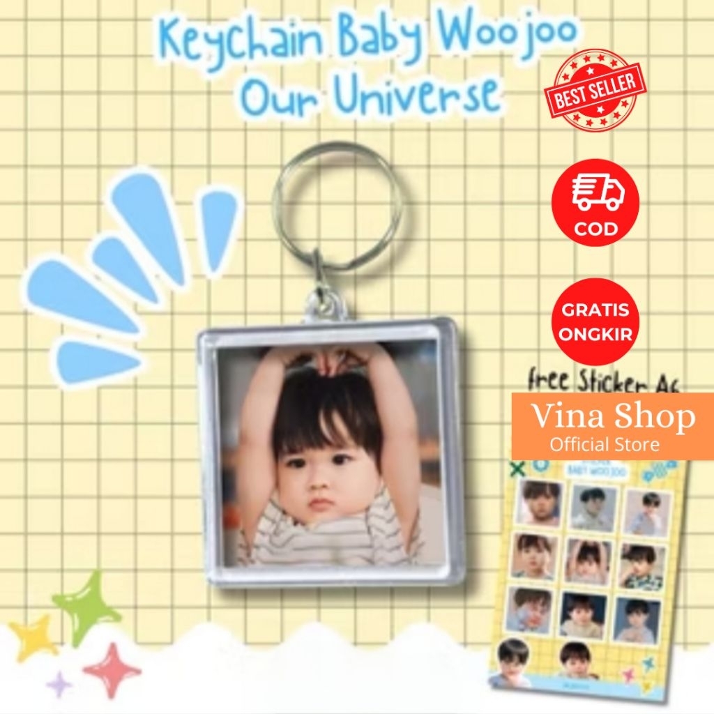 Gantungan Kunci Drakor Our Universe Baby Woojoo