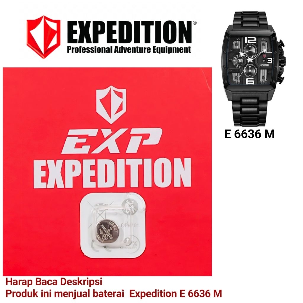 Baterai Jam Tangan EXPEDITION E 6636 M