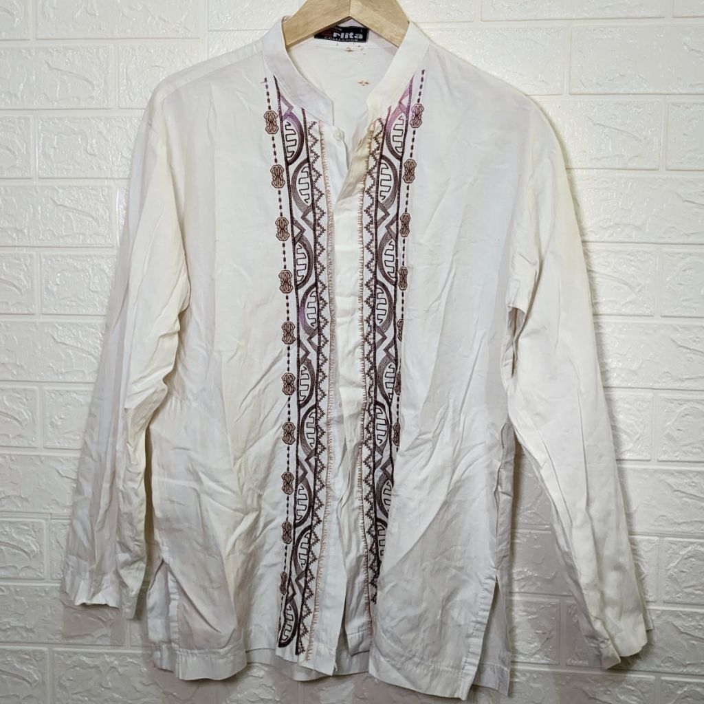 Baju Koko Putih Brand ERLITA Sexend Minus minor