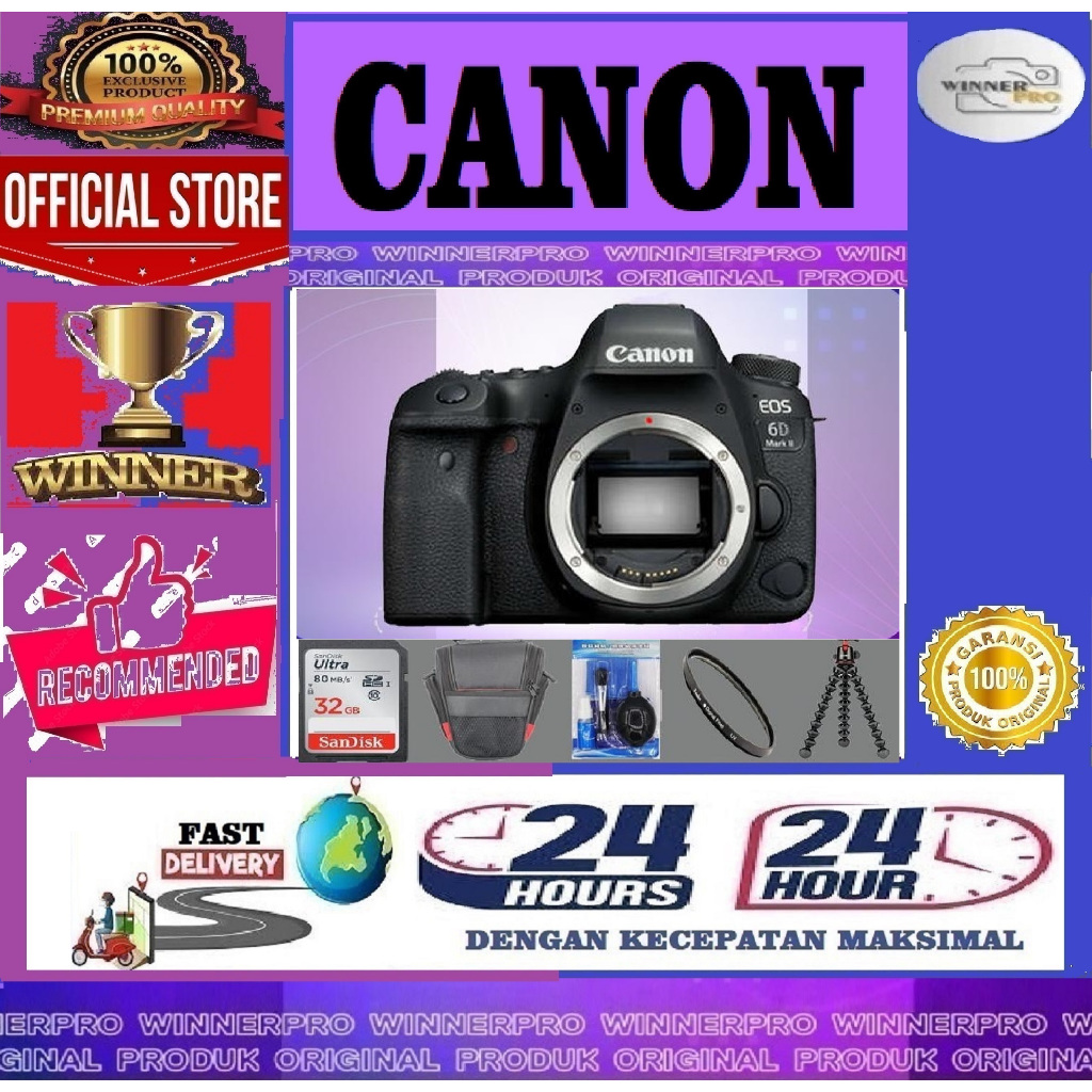CANON EOS 6D MARK II BODY ONLY