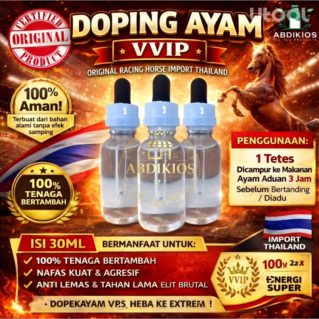 DOPING AYAM RACING HORSE ORIGINAL THAILAND