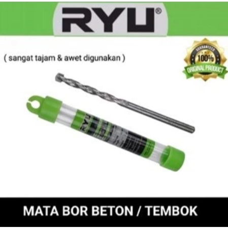 Ryu by tekiro mata bor beton / tembok ( asli / original )