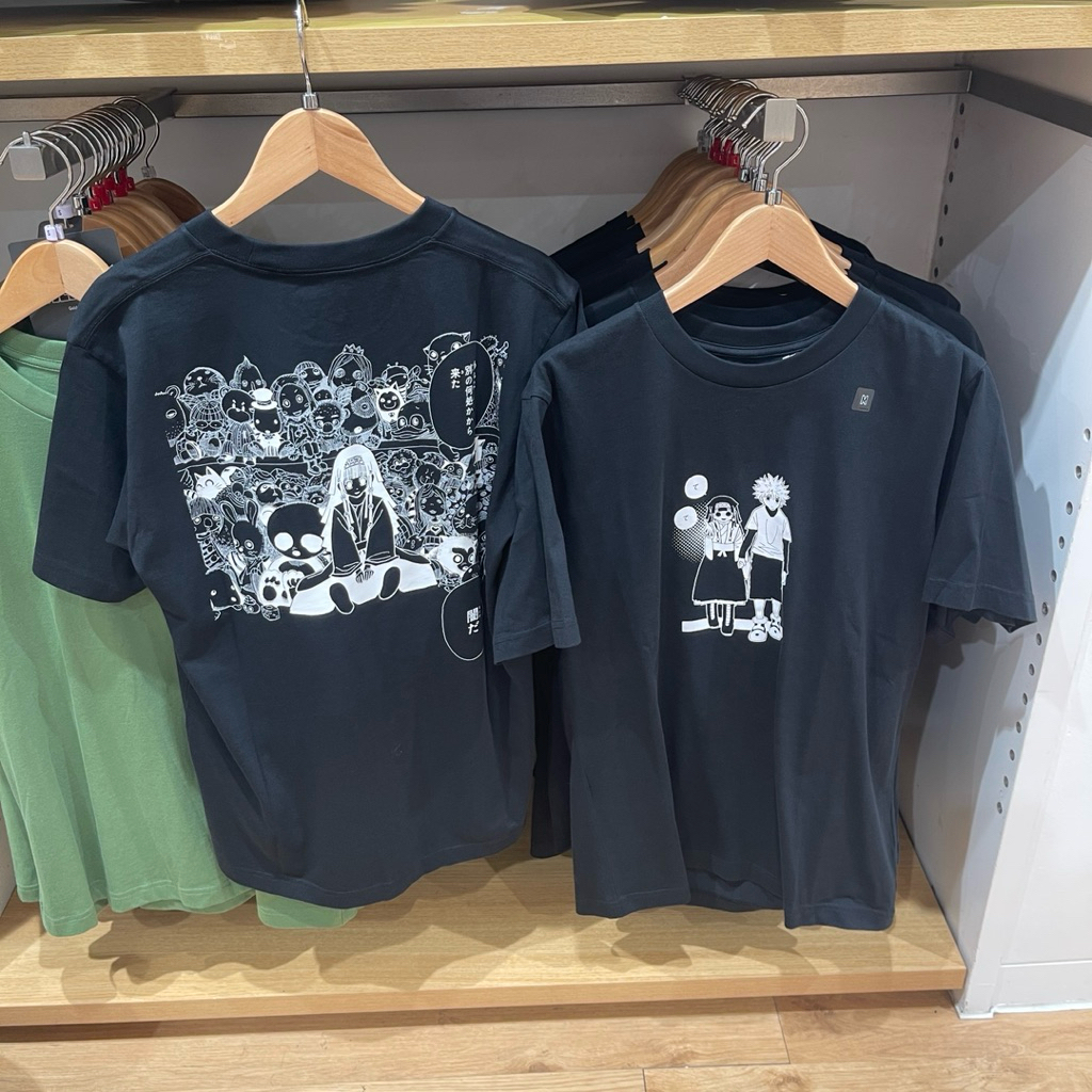 Tshirt Uniqlo Man HUNTER X HUNTER 09 black