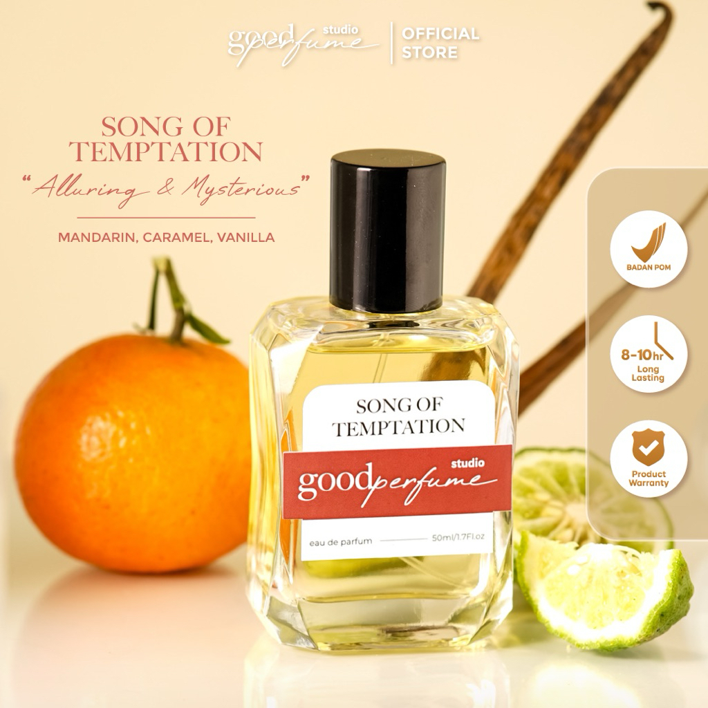 Perfume Song of Temptation EDP 50ml - Good Perfume Studio | Parfum Wanita Mandarin, Vanilla Wangi Ta