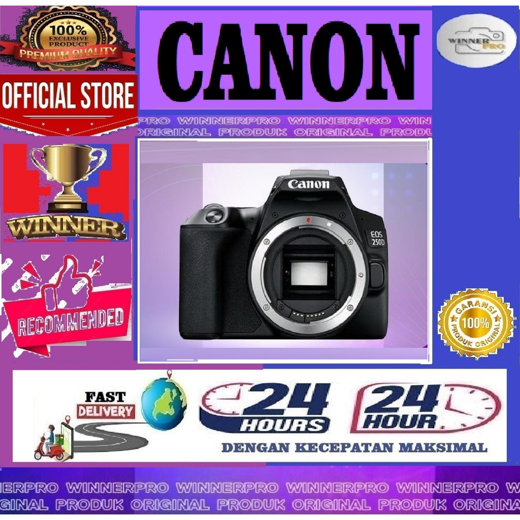 CANON EOS 250D BODY ONLY - KAMERA CANON 250D