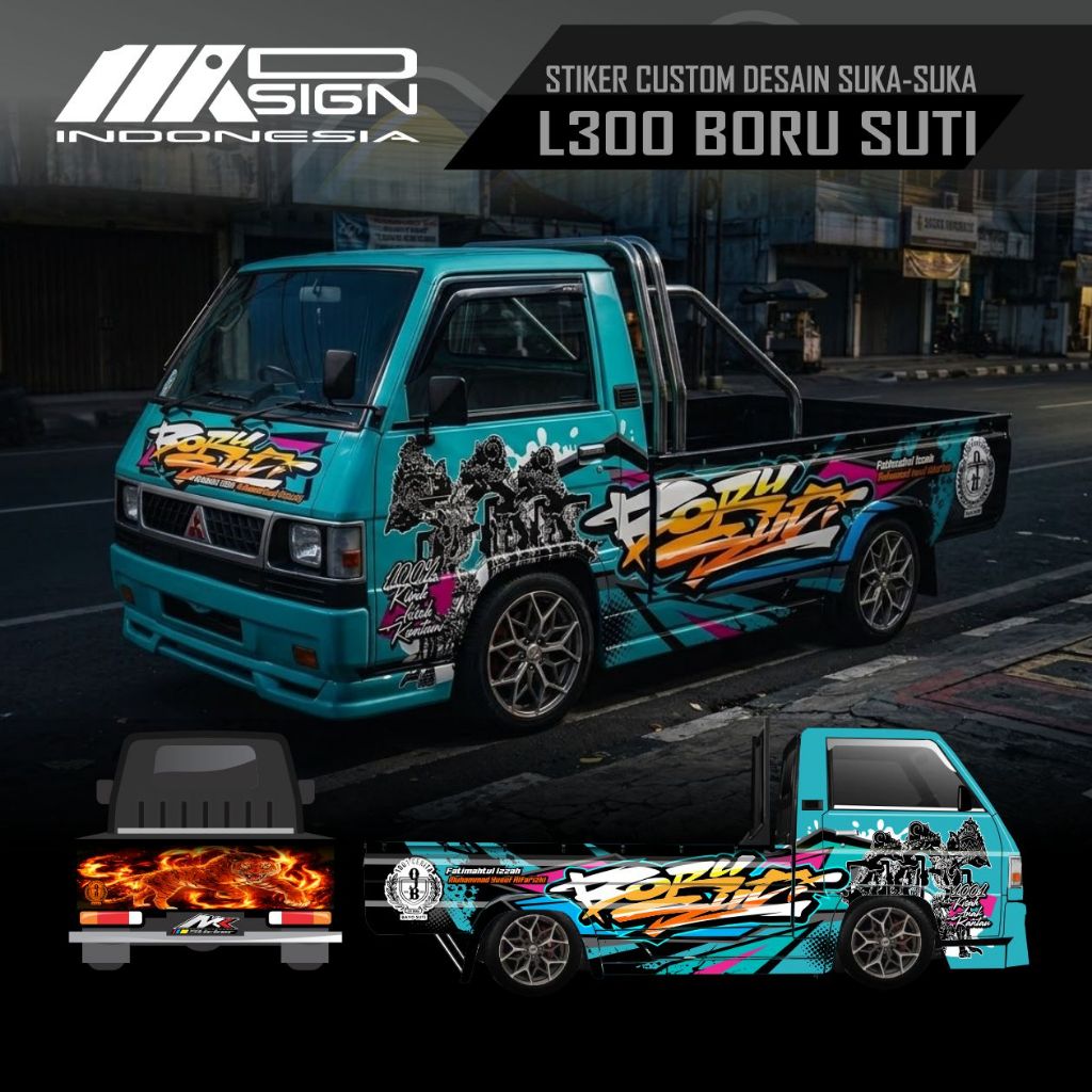 [NON COD] Sticker Decal Full Body L300 request suka-suka
