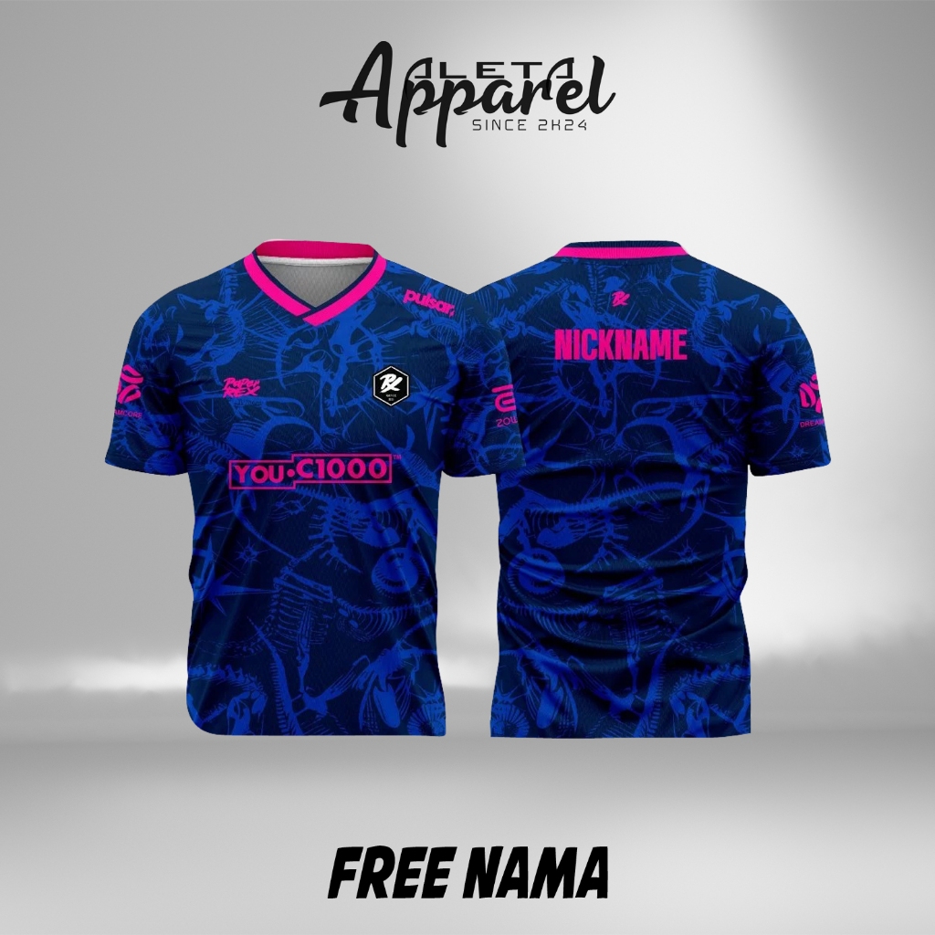 Jersey PRX Paper Rex 2026 Terbaru Free nama
