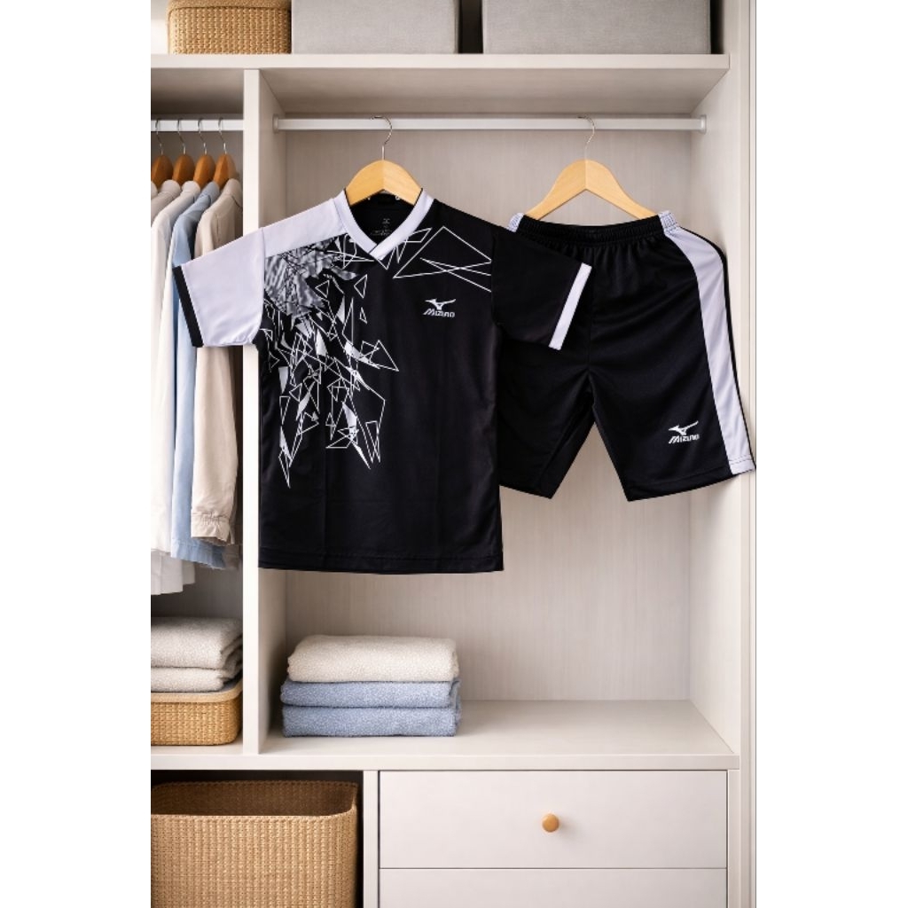 PAKAIAN OLAHRAGA, BAJU FUTSAL, SEPAKBOLA, VOLY, BOLA TANGKIS, termura keren satu set celana